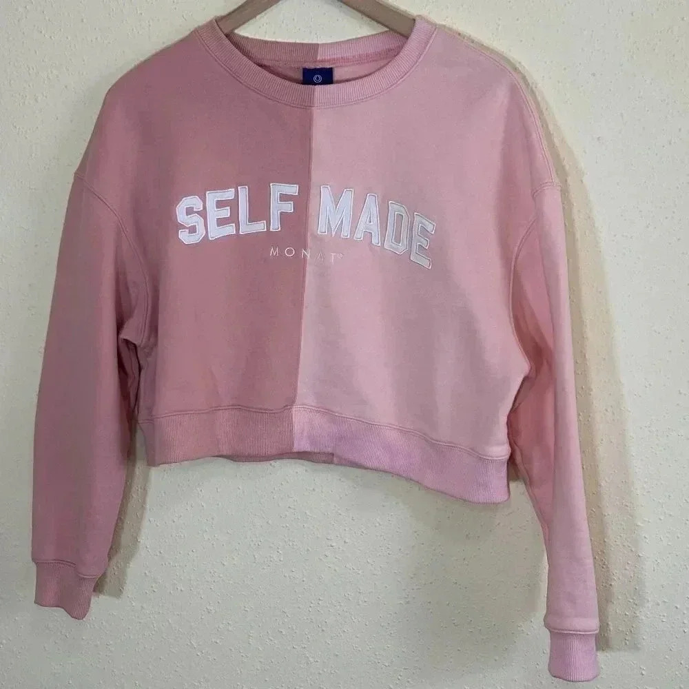 2/$30 Monat Gear Self Made Pink Sweatshirt Size Medium